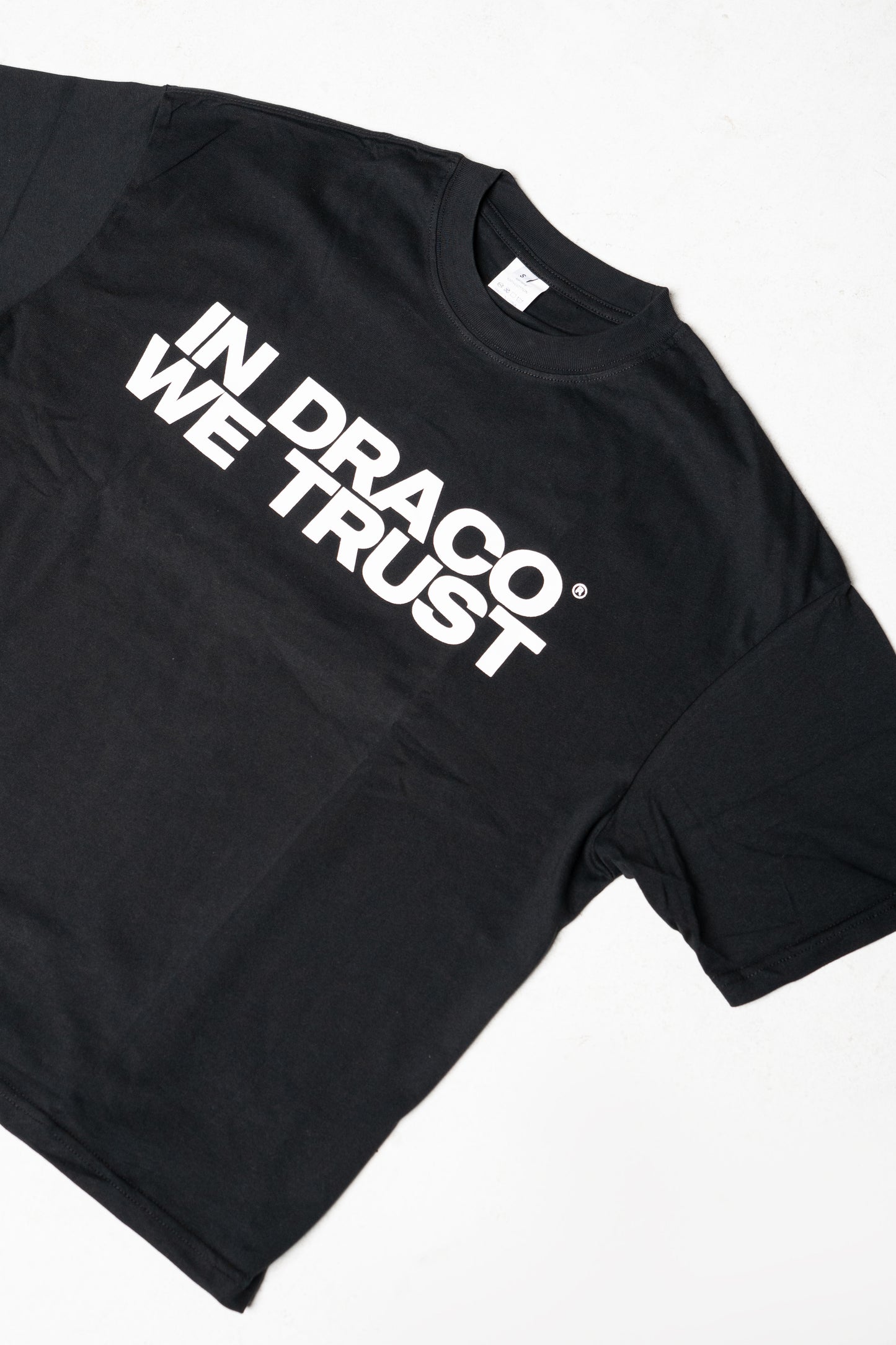 Black In Draco We Trust Tee (Premade)