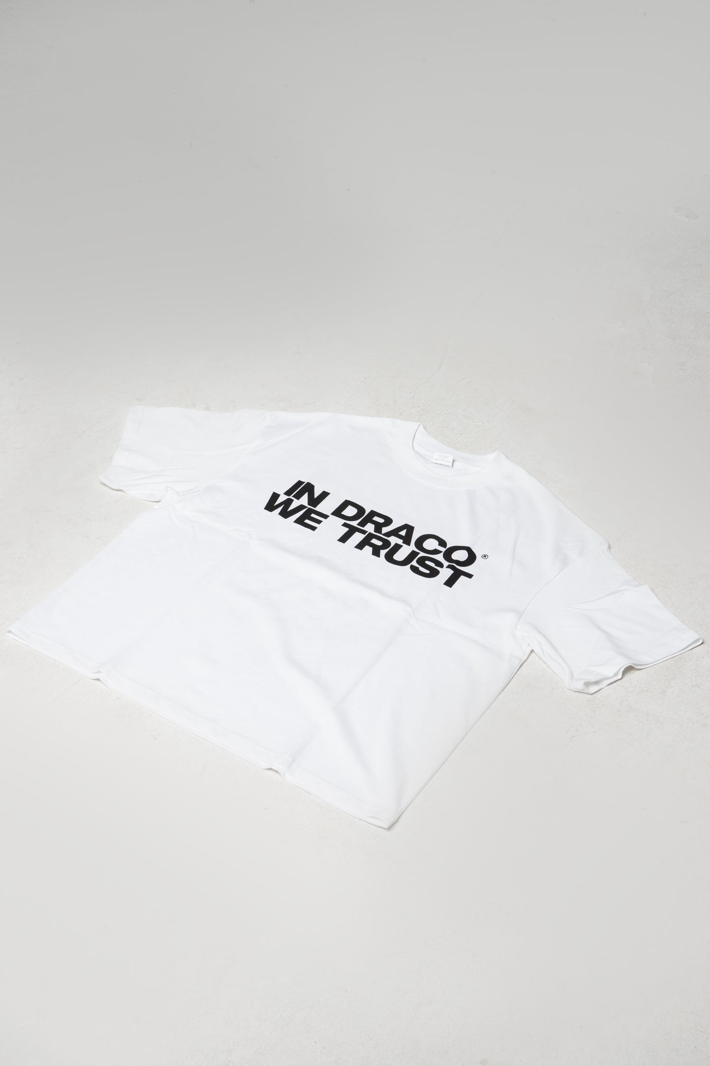 White In Draco We Trust Tee (Premade)