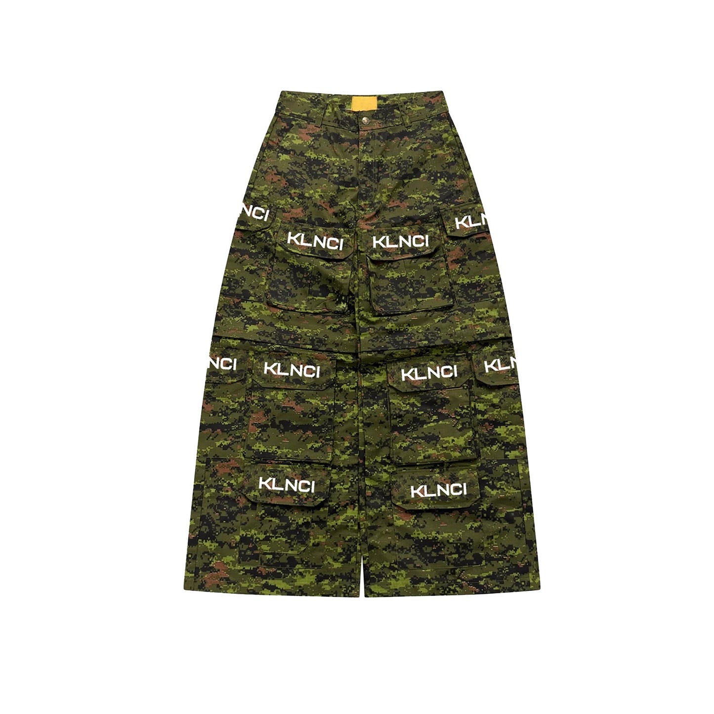 KLNCI DIGI CAMO MULTI-POCKET CARGOS